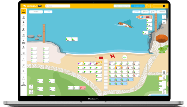 Prenotazione online su mappa interattiva